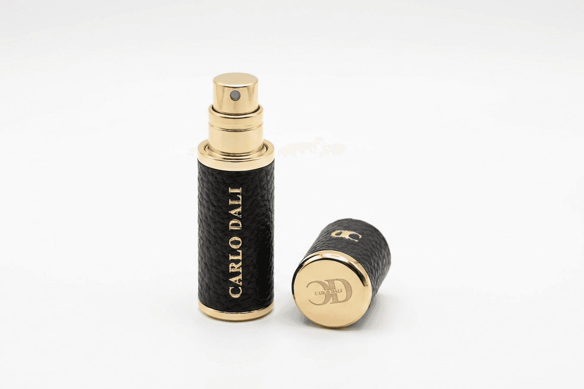 CARLO DALI "QUINTESSENCE" | Luxury Leather Travel Perfume Dispenser (5ml) 1