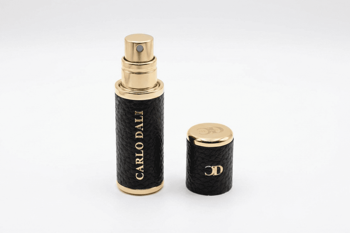 CARLO DALI "QUINTESSENCE" | Luxury Leather Travel Perfume Dispenser (5ml) 2