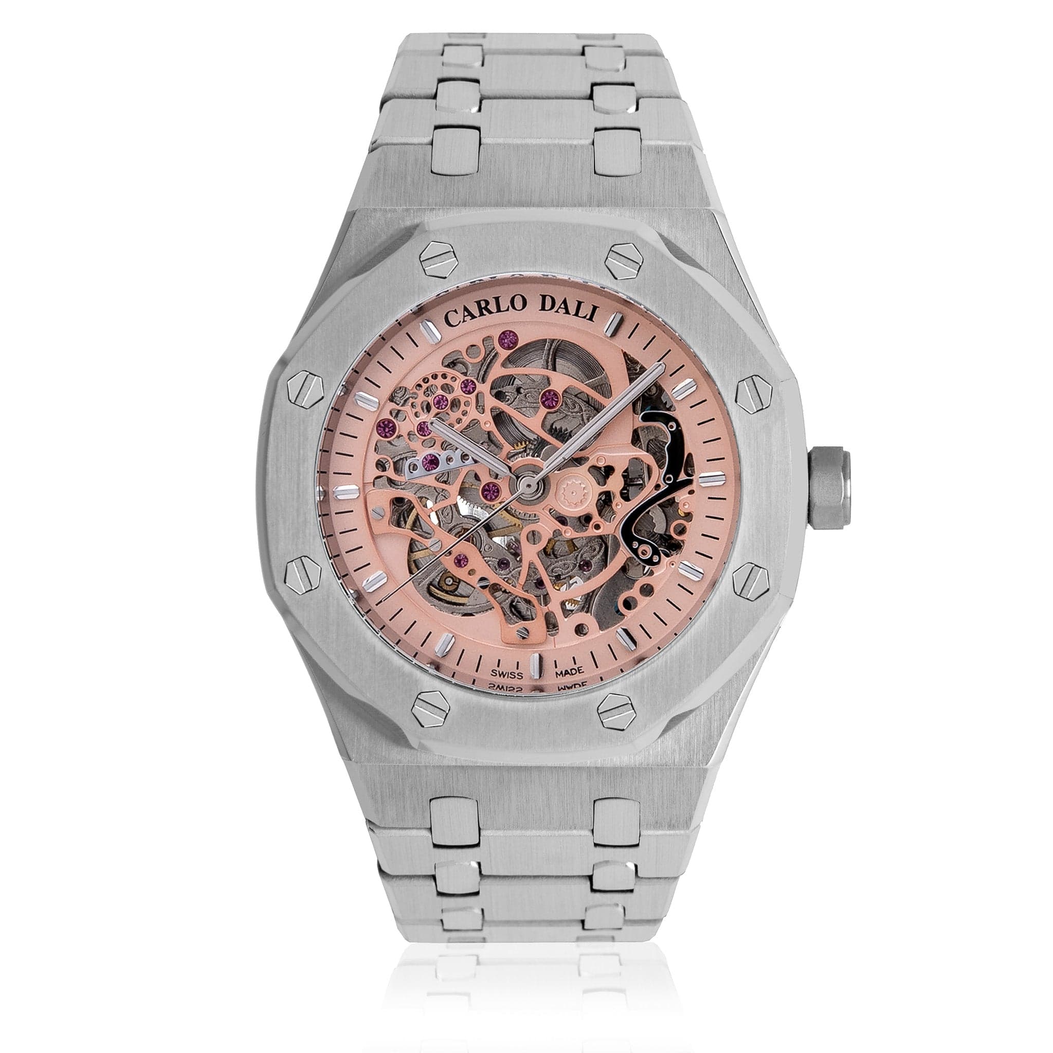 Tourbillon Skeleton Silver watch 1