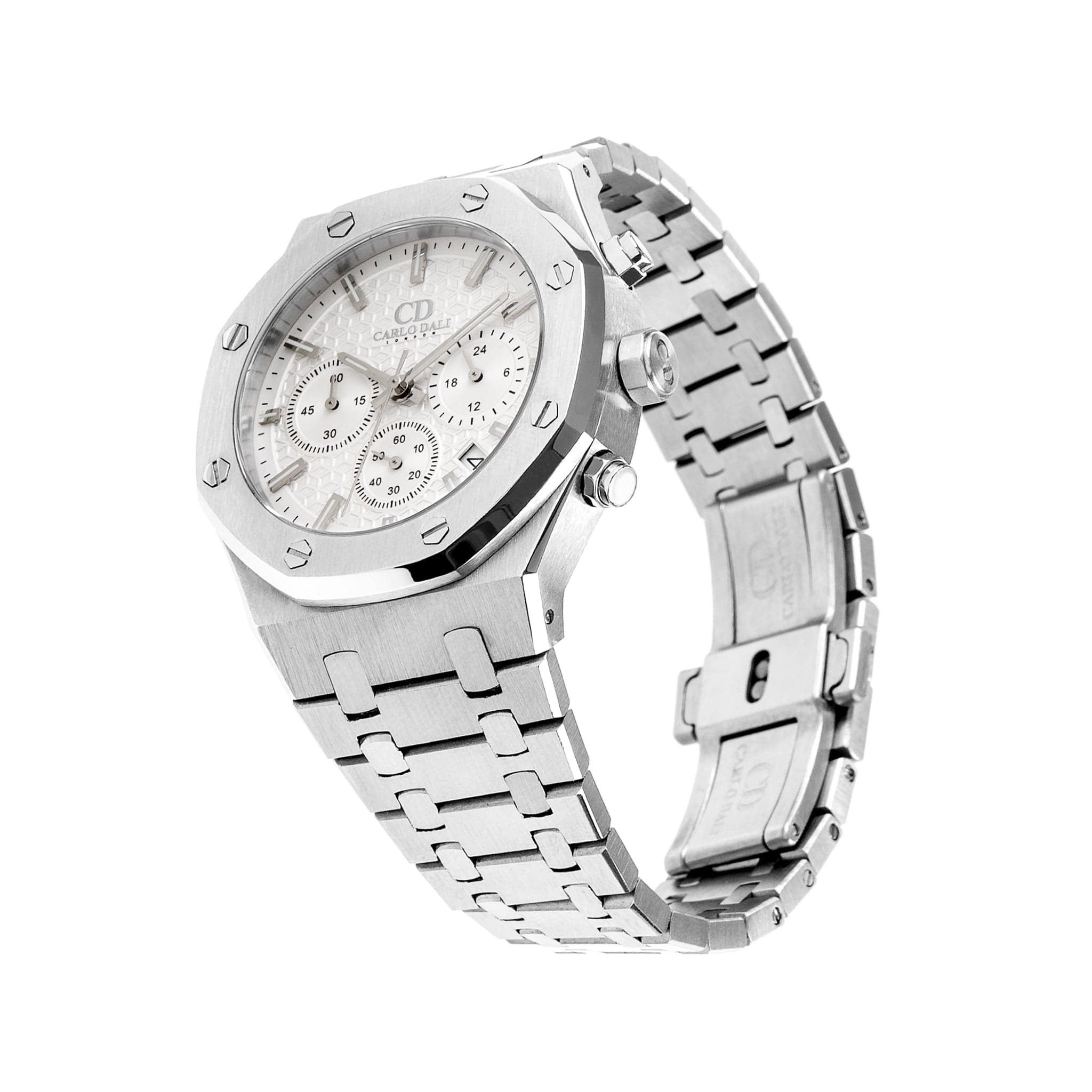 Chronograph Silver, White Watch 2