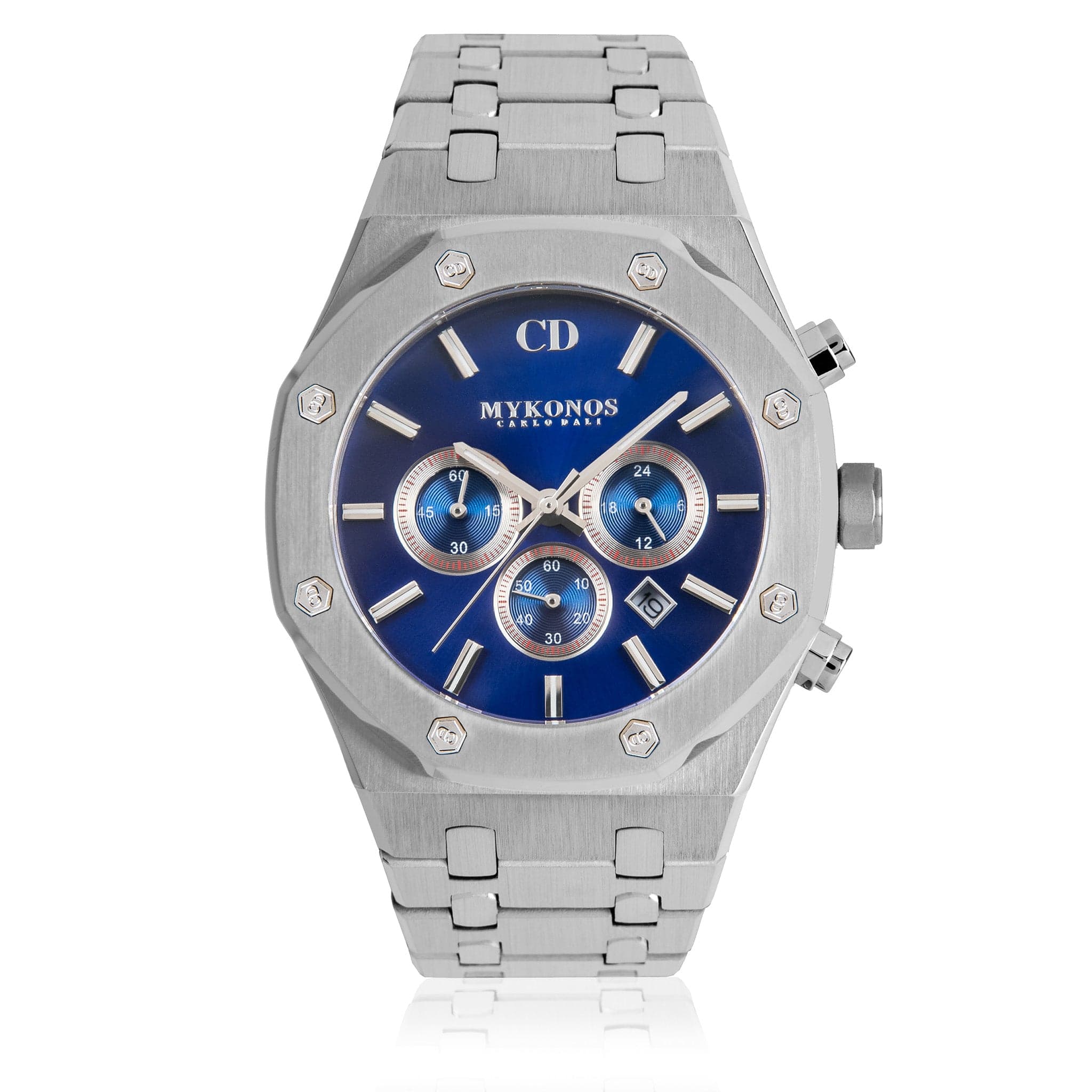 MYKONOS CHRONOGRAPH METAL BLUE LIMITED Wrist Watch 1