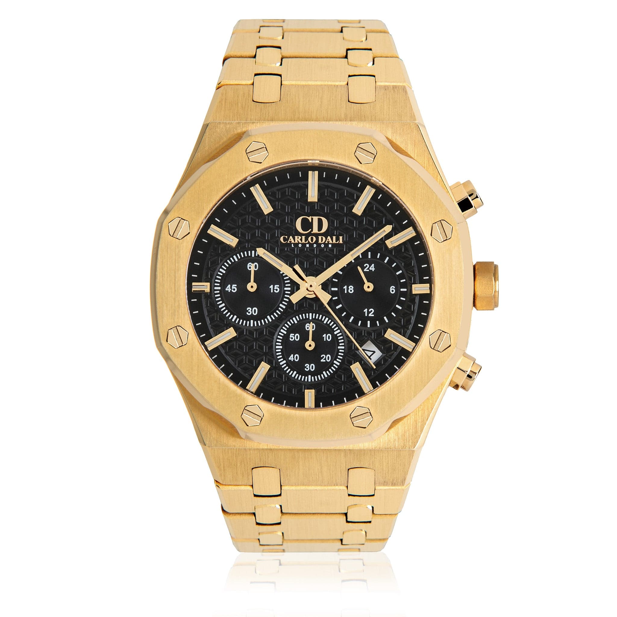 Chronograph Gold, Black Watch 1
